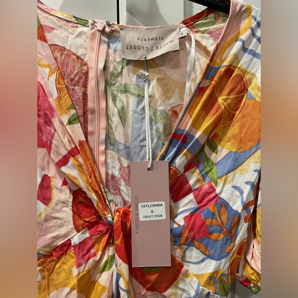 Element Fruit Pink Floral Dress
